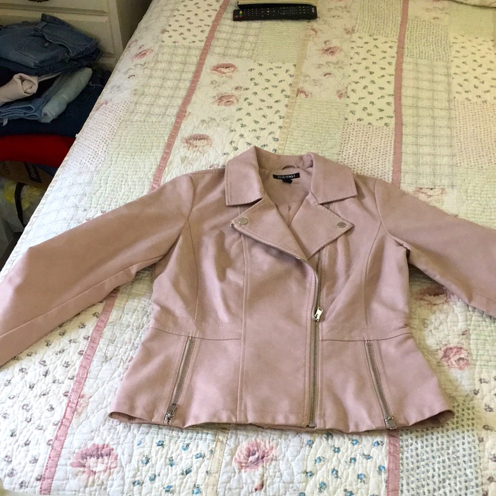 Roz & ALI faux leather coat